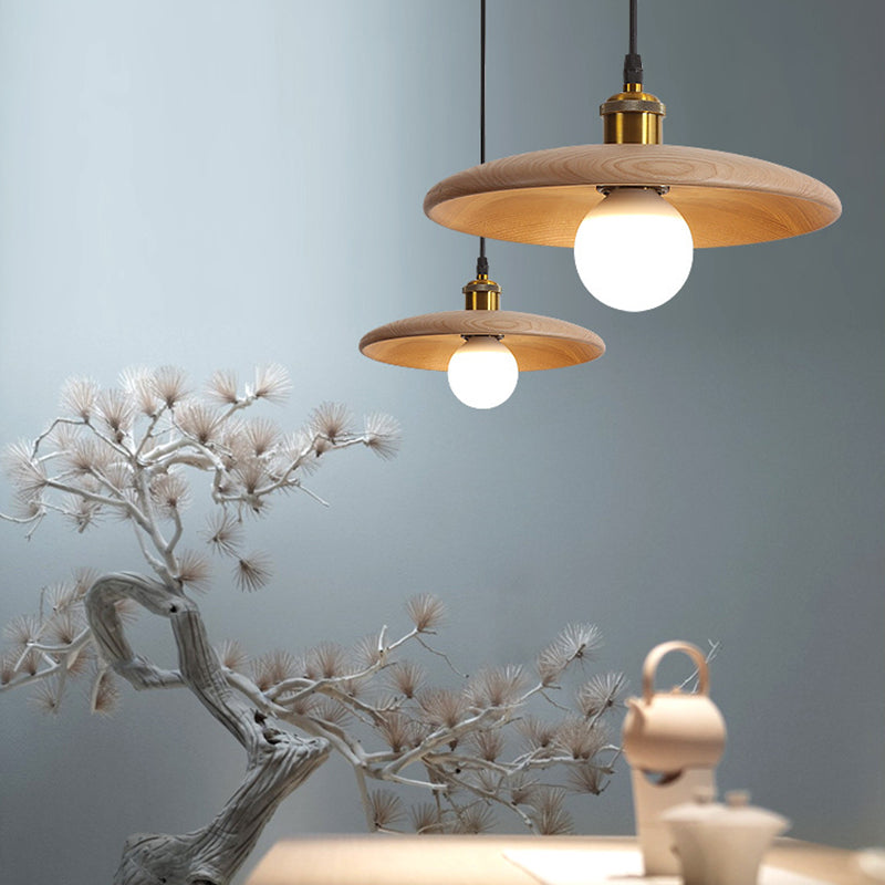Lampada a sospensione a sospensione a sospensione moderna a sospensione a sospensione in legno.