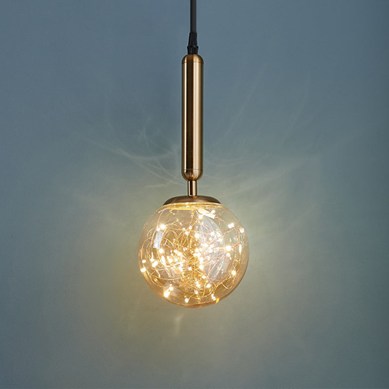 Lampada a sospensione a pendente stellare in stile Nordic Glass LED LAMPAGGIO LAMPAGGIO IN GOLD