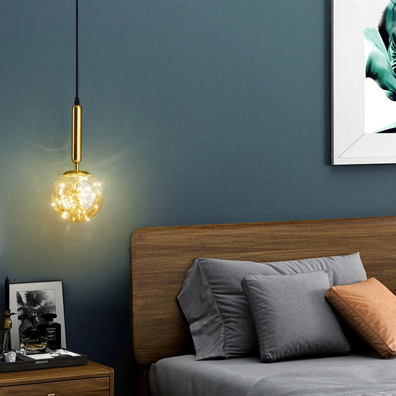 Lampada a sospensione a pendente stellare in stile Nordic Glass LED LAMPAGGIO LAMPAGGIO IN GOLD