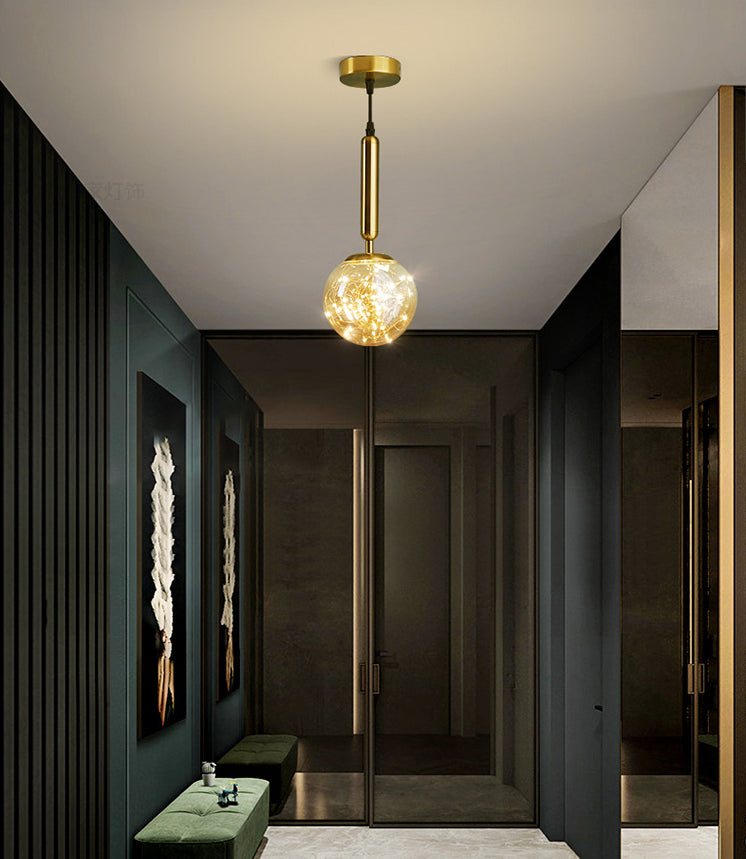 Lampada a sospensione a pendente stellare in stile Nordic Glass LED LAMPAGGIO LAMPAGGIO IN GOLD