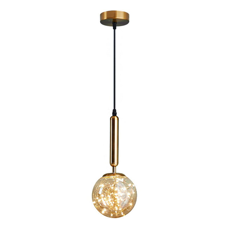 Lampada a sospensione a pendente stellare in stile Nordic Glass LED LAMPAGGIO LAMPAGGIO IN GOLD