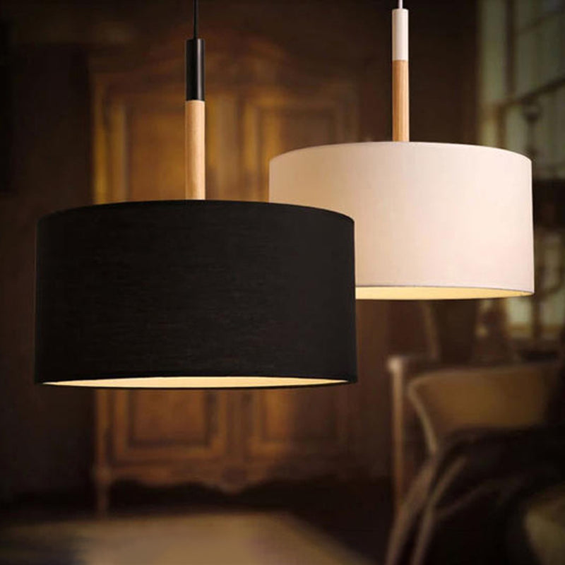 Kit a ciondolo a ciondolo tamburo in stile minimalista in tessuto a sospensione a sospensione a sospensione