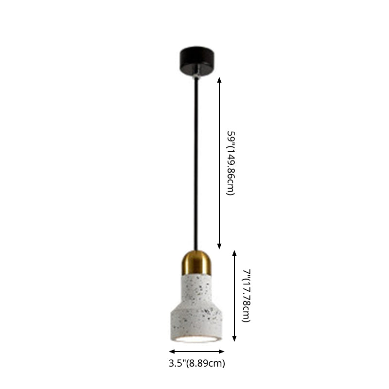 Swag Suspension Pendant Light Contemporary Style Stone Pendant Lighting Fixture