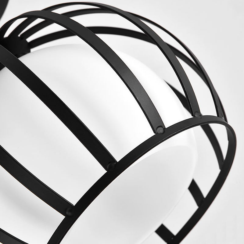 Metalen bol frame semi spoelplafondlicht moderne eenvoud stijl verlichting lamp voor slaapkamer gangpad