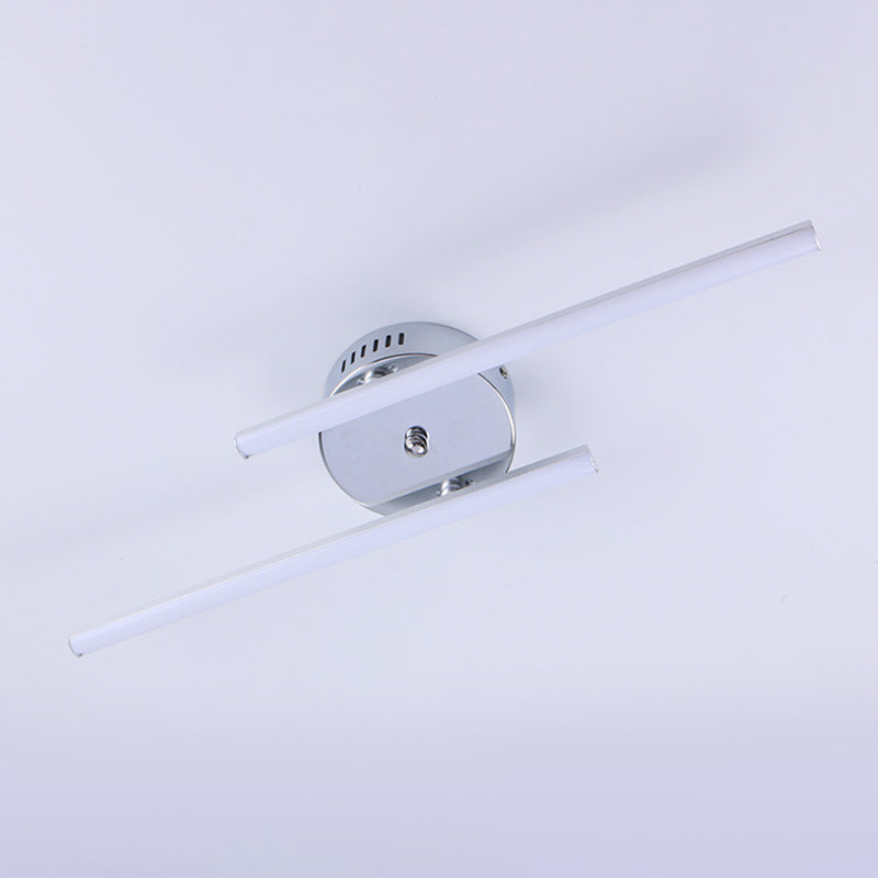 Modern Style Parallel Lines LED Soffitto Light Aluminum Simplicity Hallway Lighting Fixture a Sfegato