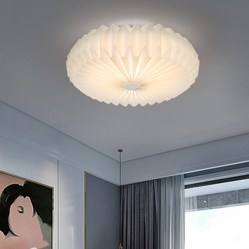 Round Flush Mount Ceiling Light 1 Light Acrylic Minimalist Flush Mount Ceiling Light for Bedroom