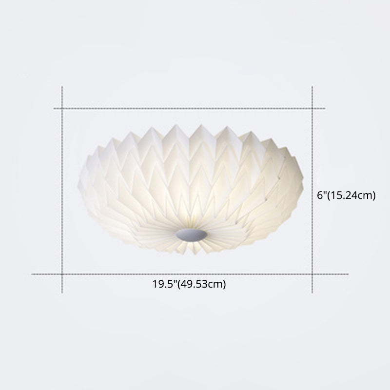 Round Flush Mount Ceiling Light 1 Light Acrylic Minimalist Flush Mount Ceiling Light for Bedroom
