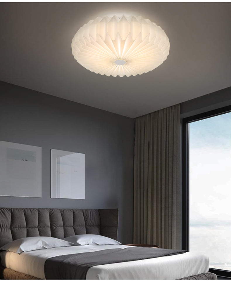 Round Flush Mount Ceiling Light 1 Light Acrylic Minimalist Flush Mount Ceiling Light for Bedroom