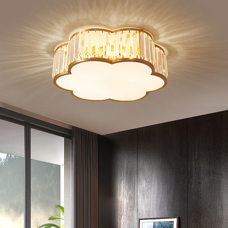 Accesorios de luz de techo de cristal minimalistas de iluminación de techo de cristal para Hallway