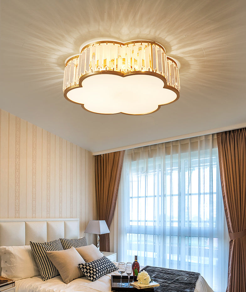 Accesorios de luz de techo de cristal minimalistas de iluminación de techo de cristal para Hallway