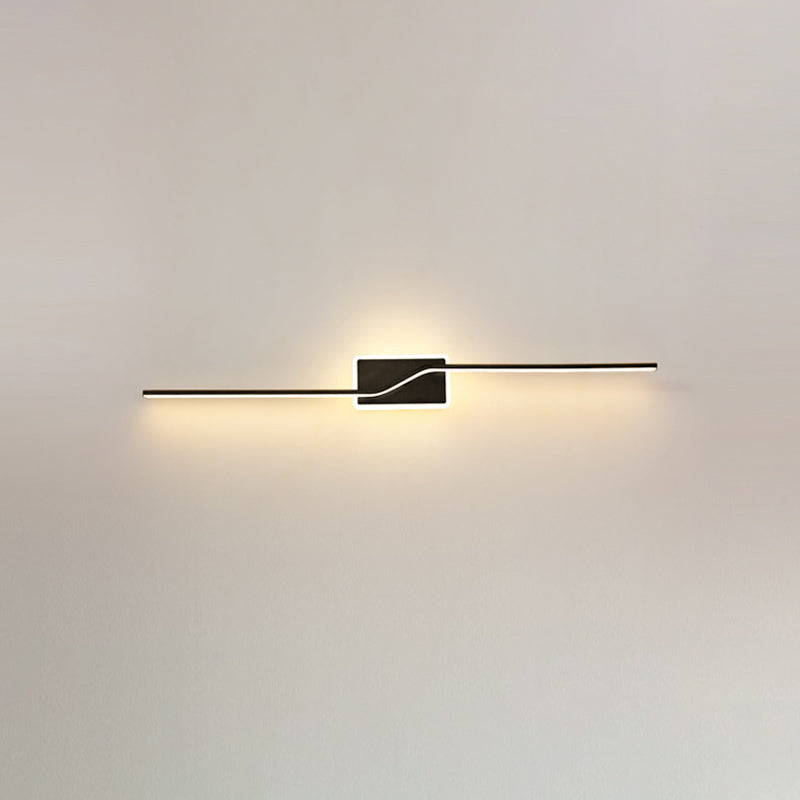 Noordse LED -muurlamp Minimalistische wandbalk Minimalistische wandbalk in gouden afwerking