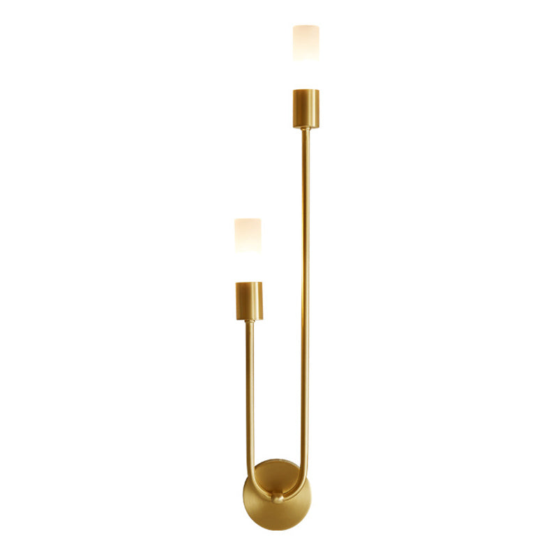 Nordic Minimalist LED Wall Sconce Light 2 Lights Up Lighting Wall Lamp for Bedroom