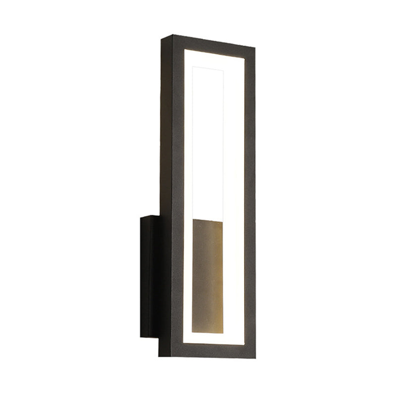 Zeitgenössische Wandleuchte rechteckige Form LED -Wandleuchte Leuchten für Nachtkorridor