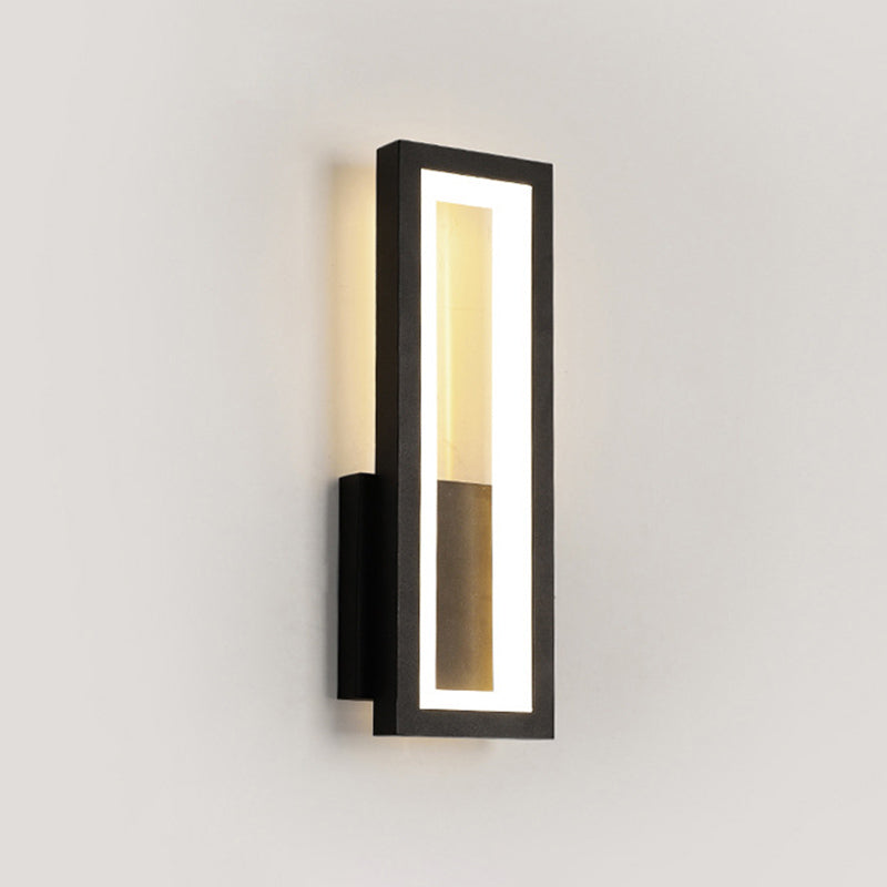 Zeitgenössische Wandleuchte rechteckige Form LED -Wandleuchte Leuchten für Nachtkorridor