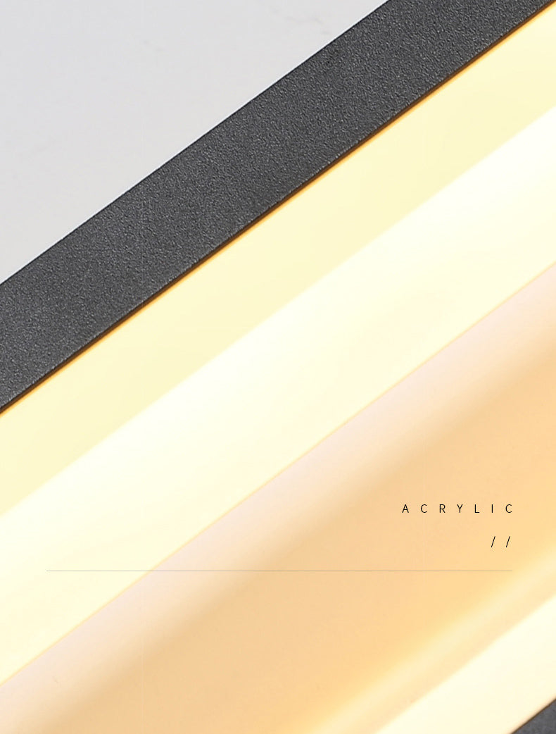 Zeitgenössische Wandleuchte rechteckige Form LED -Wandleuchte Leuchten für Nachtkorridor