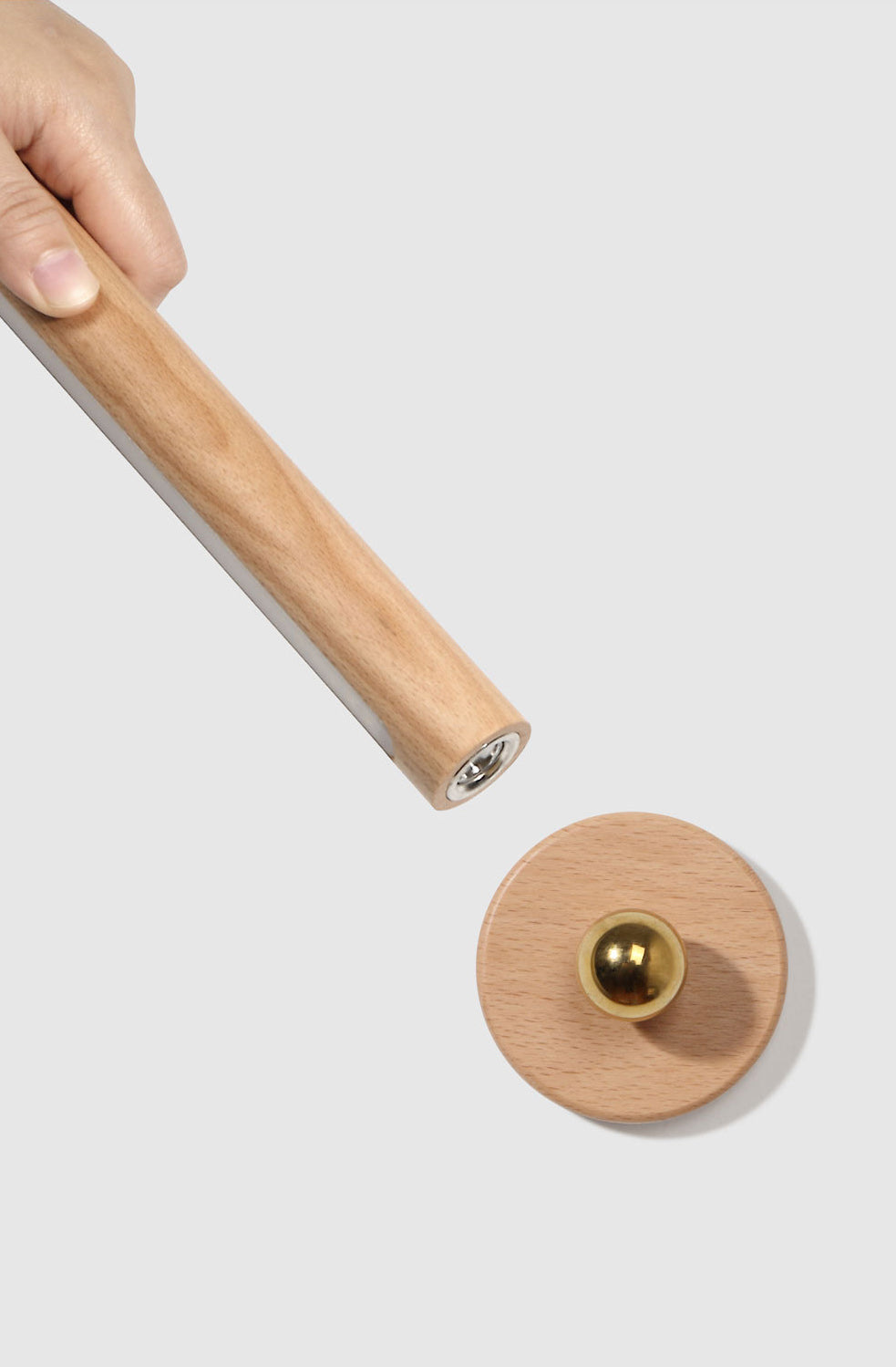 Lámpara de pared LED de dormitorio nórdico ángulo de madera ajustable Luz de madera para la cama