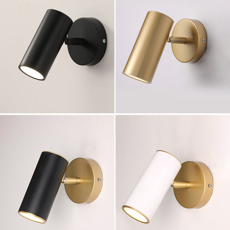 Cylinderical Sconce Light Fixture Modern Luxuru Style 1 Light Sconces