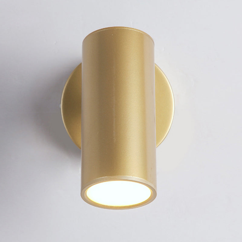 Cylinderical Sconce Light Fixture Modern Luxuru Style 1 Light Sconces