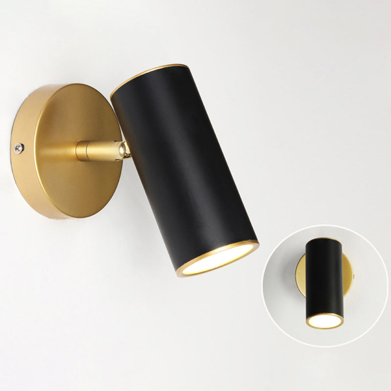 Cylinderical Sconce Light Fixture Modern Luxuru Style 1 Light Sconces
