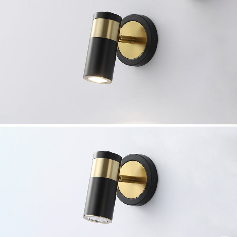 Cylinderical Sconce Light Fixture Modern Luxuru Style 1 Light Sconces
