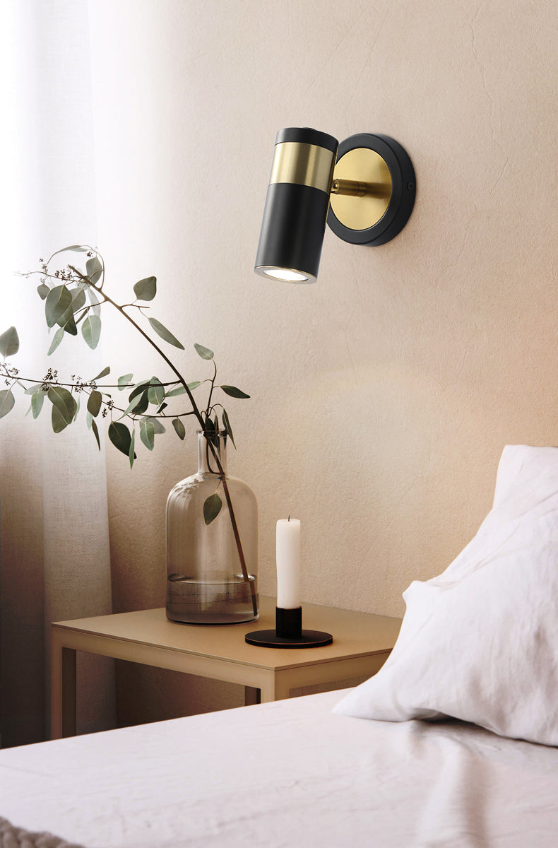 Cylinderical Sconce Light Fixture Modern Luxuru Style 1 Light Sconces