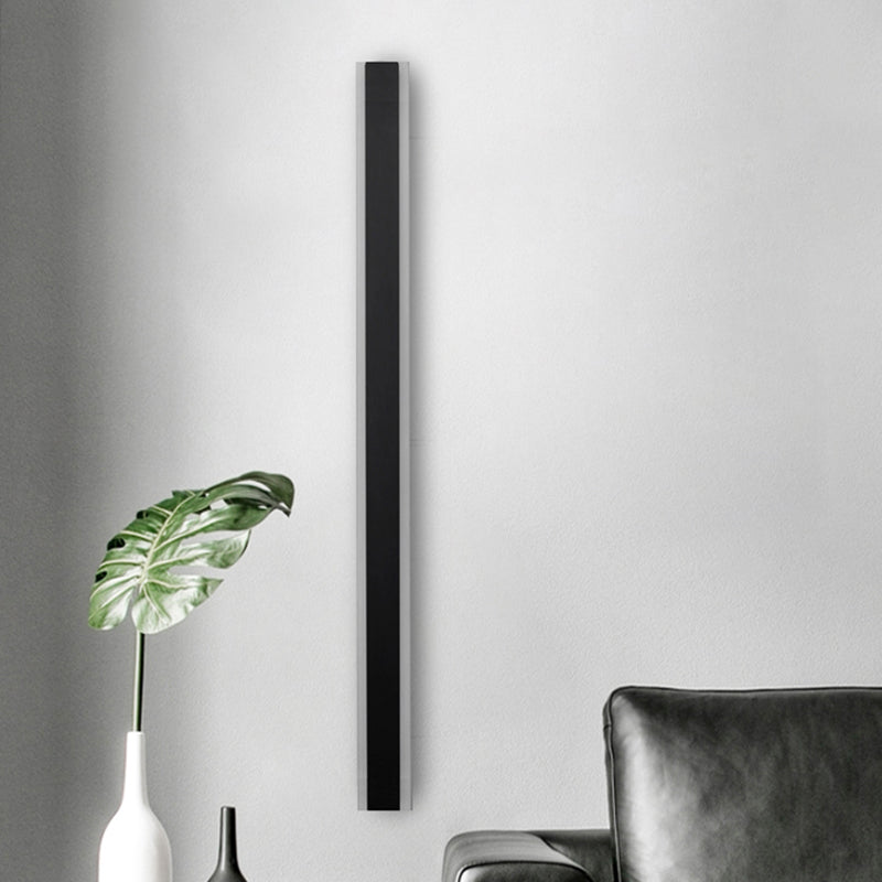 Rechteck -Wandleuchten moderne minimalistische Acryl 1 Licht Eitelkeit Licht
