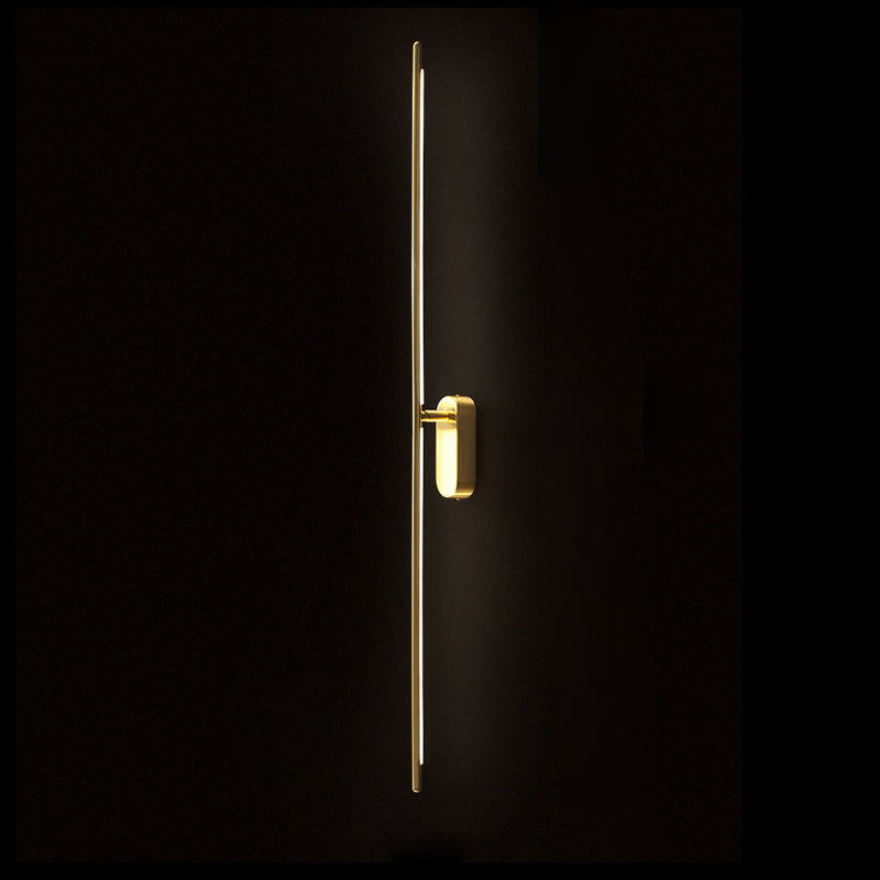 Lineaire LED -wandlampjes Stonces Moderne minimalistische stijl koperen wandlampen