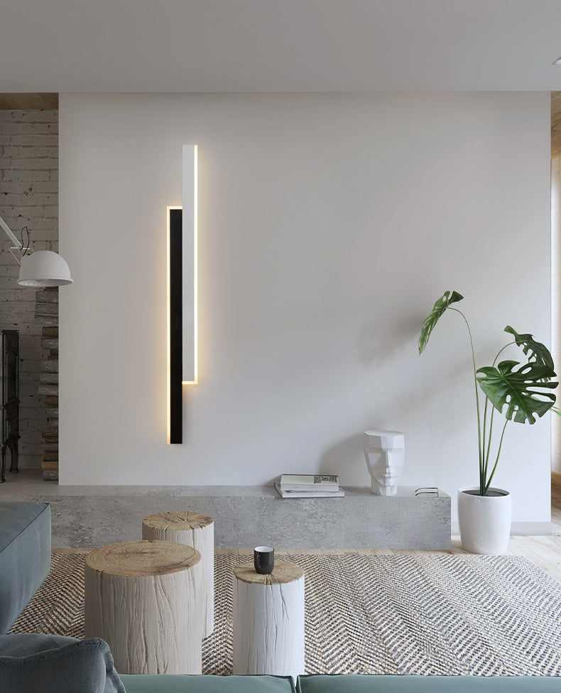 Lampada di scarpe con foglie rettangolari moderne sconde acriliche in stile minimalista