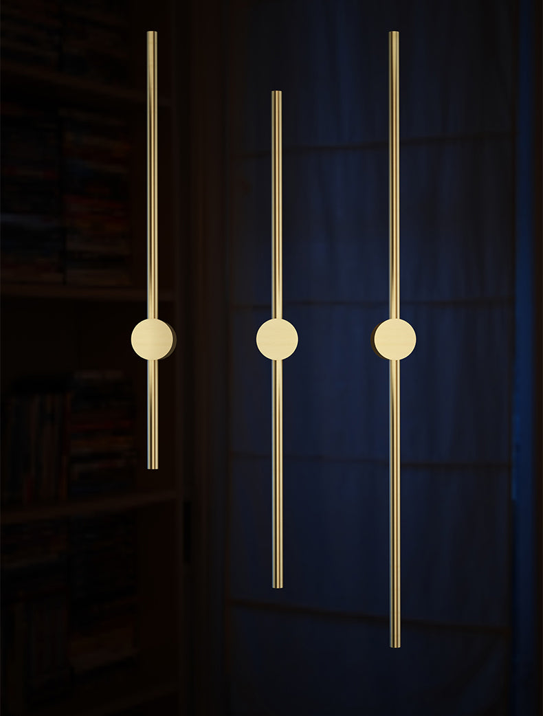 Light Extravagant Style Linear Wall Light Sconces Copper Wall Lights