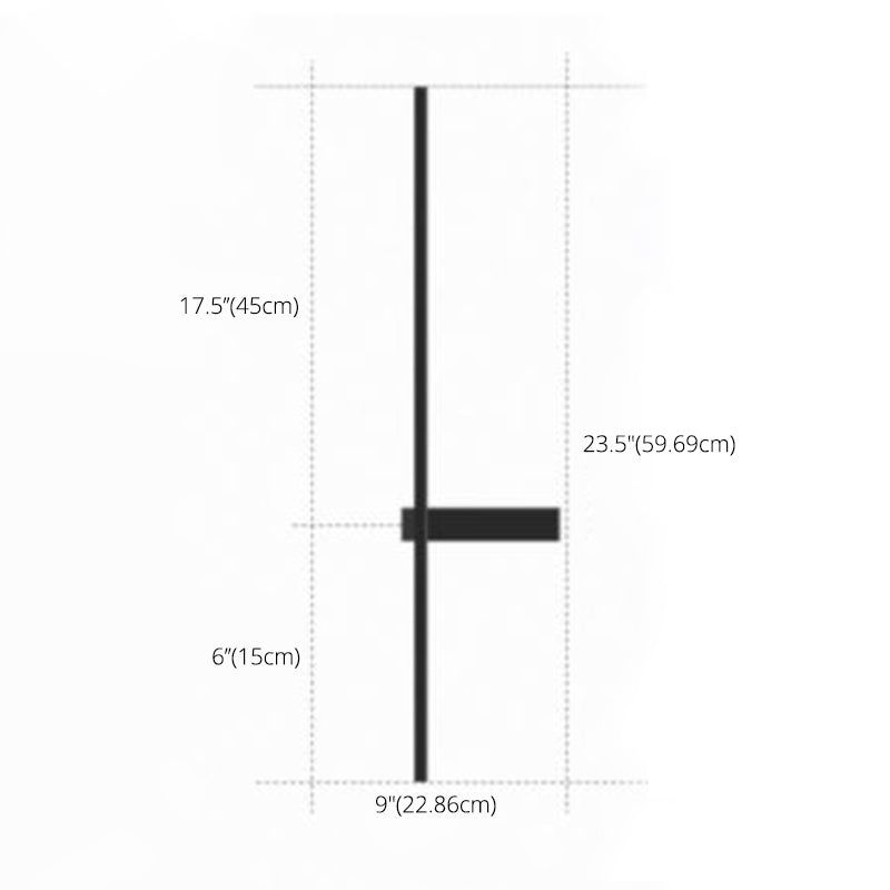 Modern Minimalist Style Linear Wall Light Sconces Aluminum Wall Light