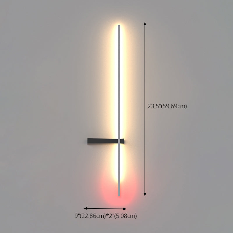 Lineaire wandlichtwagentjes moderne minimalistische stijl acryl wandlicht