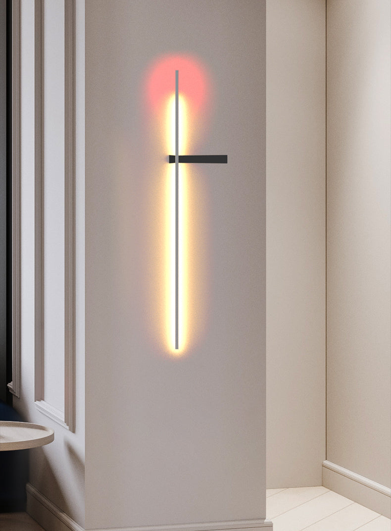 Lineaire wandlichtwagentjes moderne minimalistische stijl acryl wandlicht