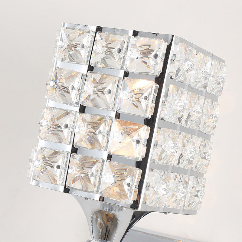 Armed Vanity Wall Lights Modern Minimalist Style Crystal Single Vanity Lamp