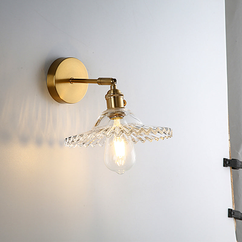 Armed Vanity Wall Lights Modern Nordic Style Glass Single Vanity Lamp