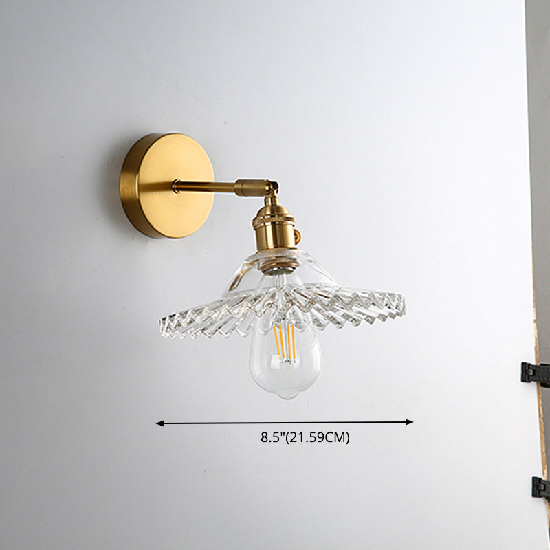 Armed Vanity Wall Lights Modern Nordic Style Glass Single Vanity Lamp