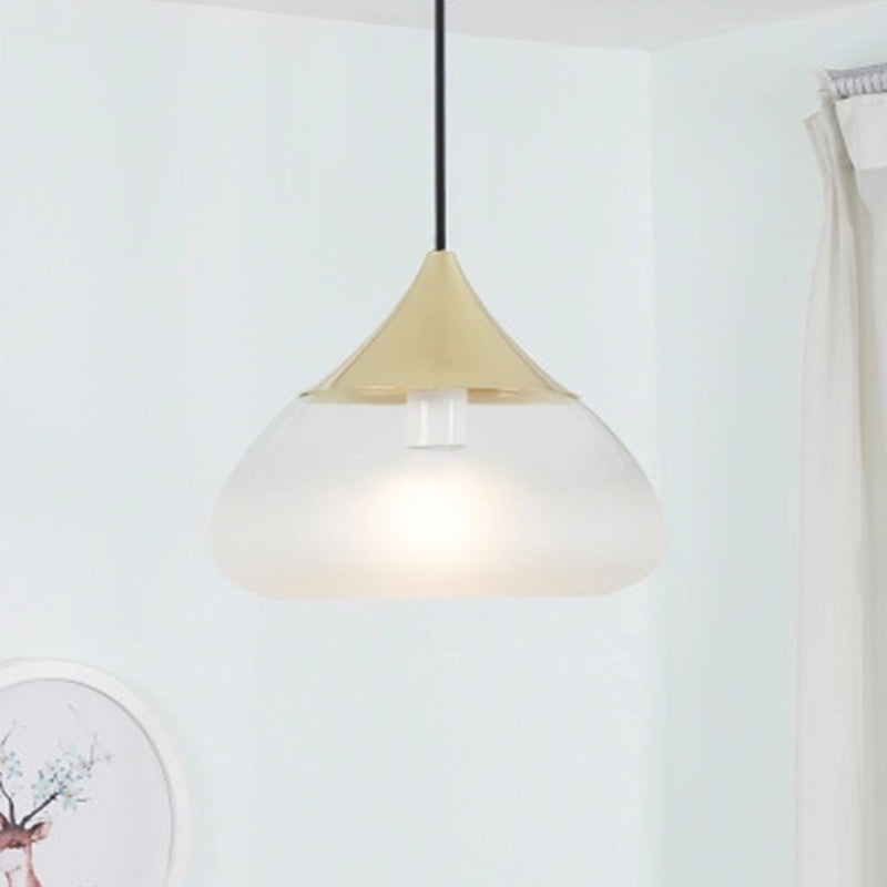 Lampada in vetro trasparente lampada a sospensione a sospensione in vetro moderno Mini illuminazione Mini illuminazione per sala da pranzo in cucina