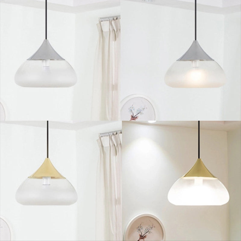 Lampada in vetro trasparente lampada a sospensione a sospensione in vetro moderno Mini illuminazione Mini illuminazione per sala da pranzo in cucina