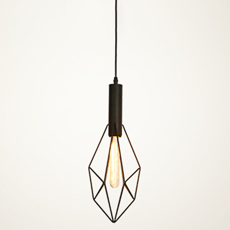 Stile industriale GEOMETRIC KIT Hanging Kit in metallo Apco sospeso Light in nero