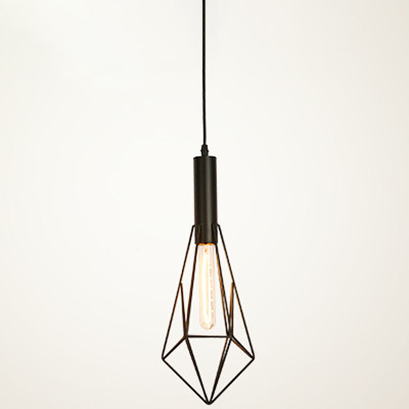 Stile industriale GEOMETRIC KIT Hanging Kit in metallo Apco sospeso Light in nero