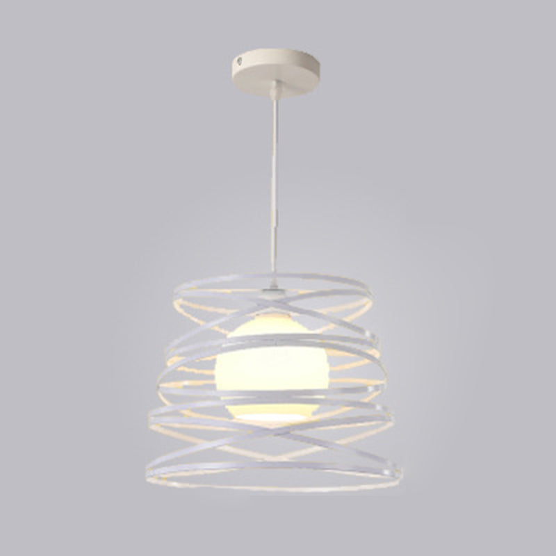 Accesorio de iluminación colgante de metal de cono estilo contemporáneo de luz colgante para comedor