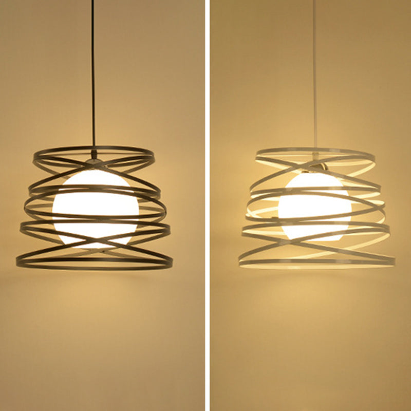 Accesorio de iluminación colgante de metal de cono estilo contemporáneo de luz colgante para comedor