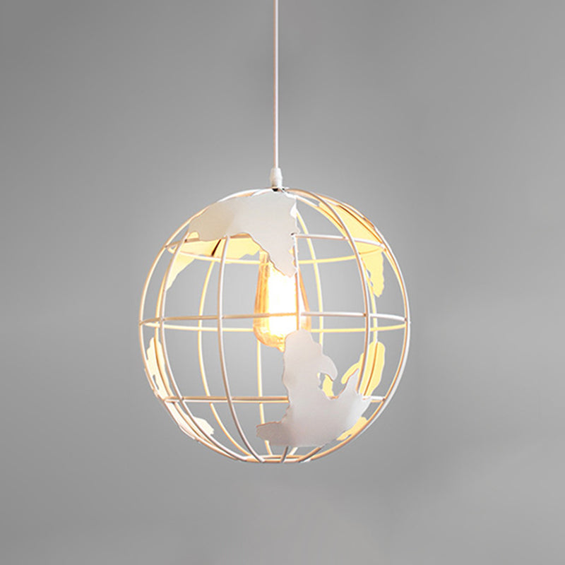 Luz de colgante colgante de metal globe accesorio de iluminación colgante de estilo moderno para dormitorio