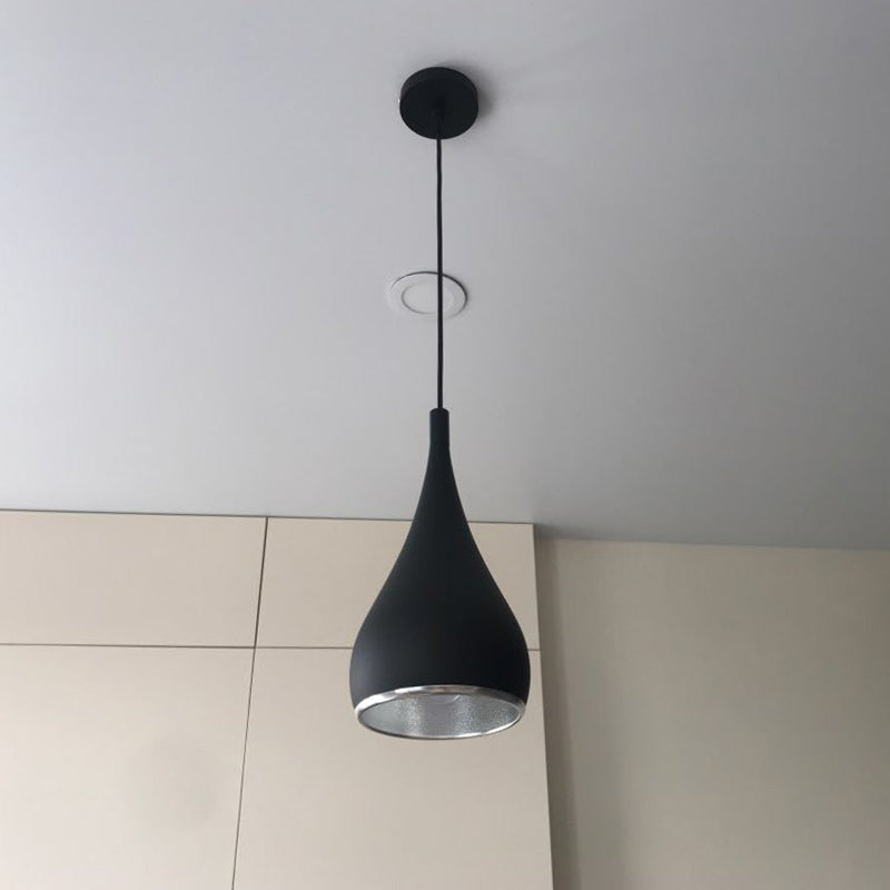 Minimalist Teardrop Pendant Ceiling Light Metal Dinning Room Hanging Ceiling Light