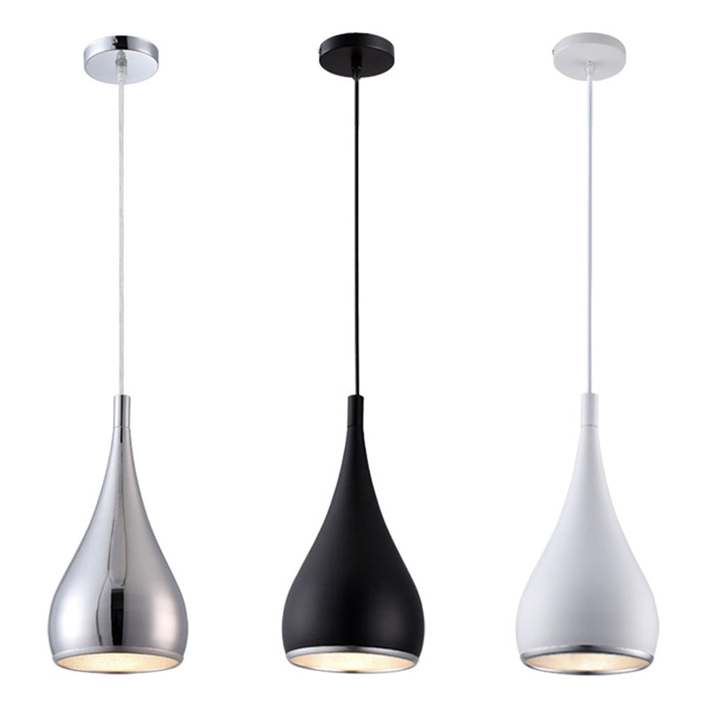 Minimalist Teardrop Pendant Ceiling Light Metal Dinning Room Hanging Ceiling Light