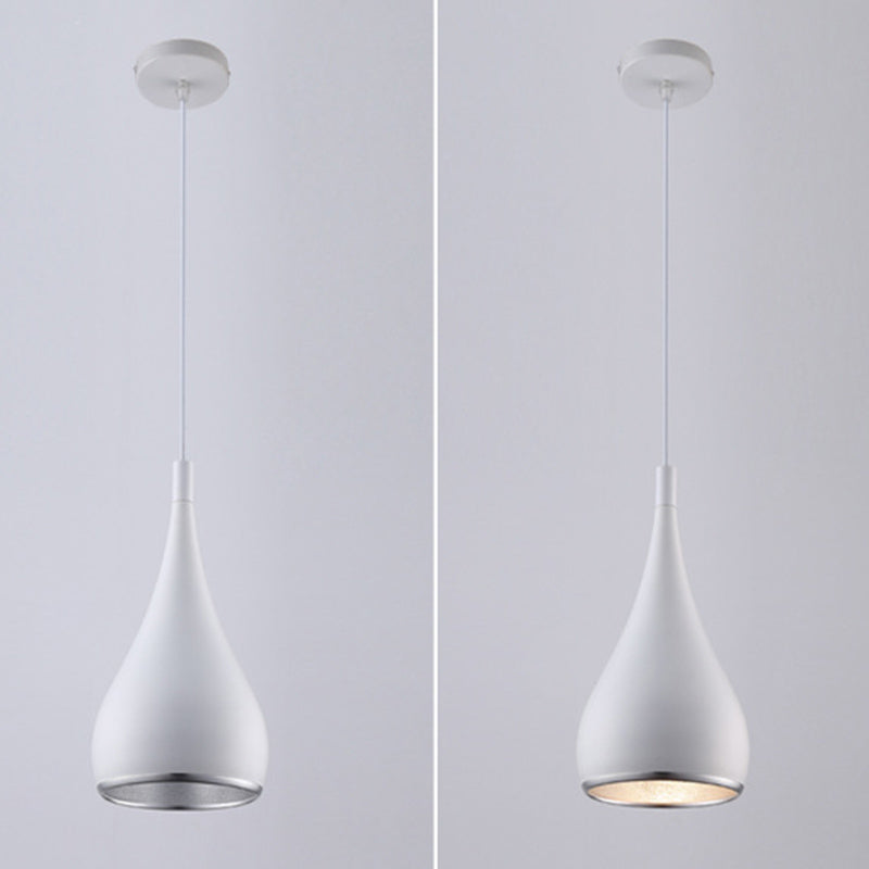Minimalist Teardrop Pendant Ceiling Light Metal Dinning Room Hanging Ceiling Light