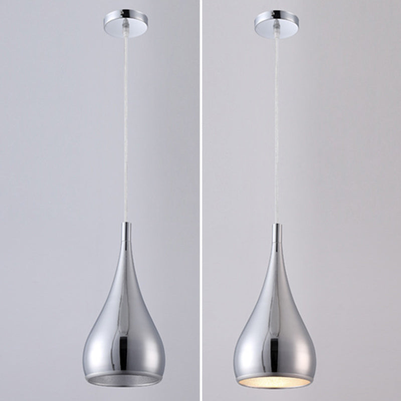 Minimalist Teardrop Pendant Ceiling Light Metal Dinning Room Hanging Ceiling Light
