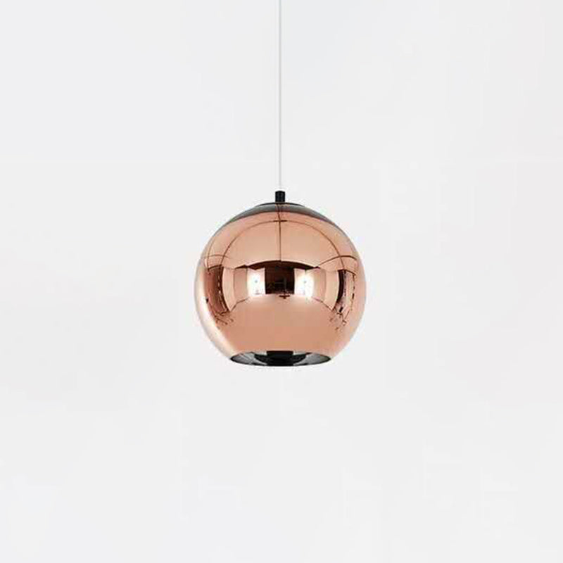 Circles Sphere Pendant Lighting Fixture Modern Style Glass Restaurant Suspension Light
