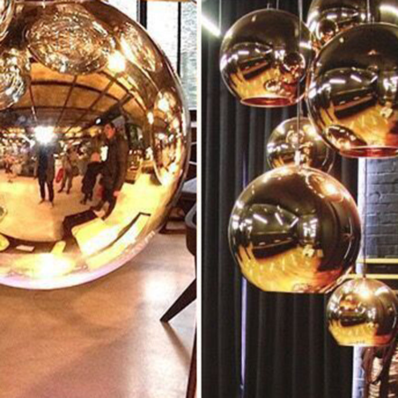 Kreise Sphäre Anhänger Beleuchtungsbestand Modernes Glasrestaurant -Federung Licht