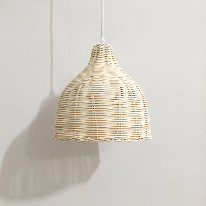 Bell Anhänger Leuchte Asia Rattan Hängende Anhänger Lichter für das Restaurant