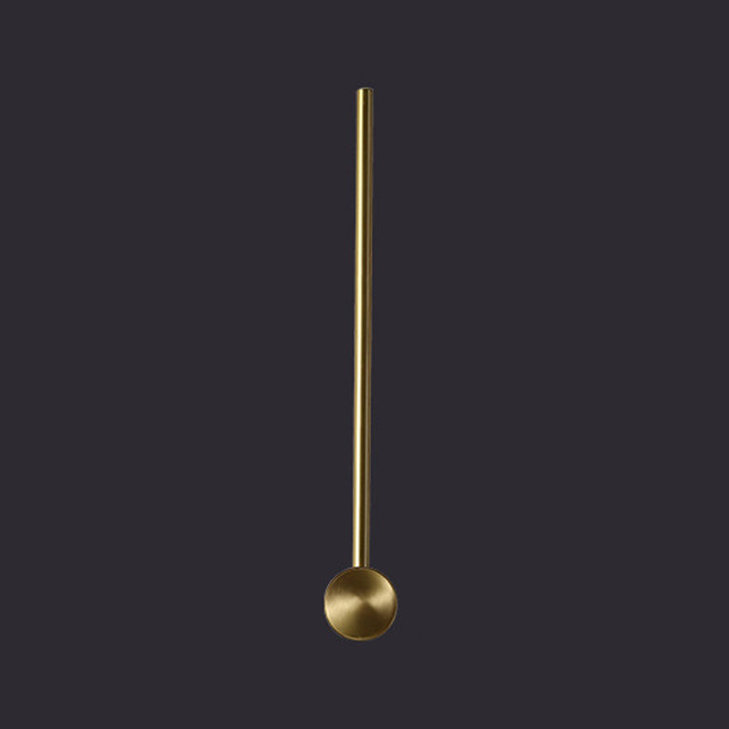 Minimalist Brass Wall Sconce LED Wrought Iron Wall Lamp for Living Room Corridor